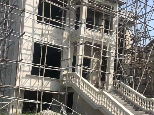高端磨石子別墅外墻